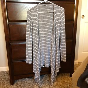 High low, striped sweater •size small